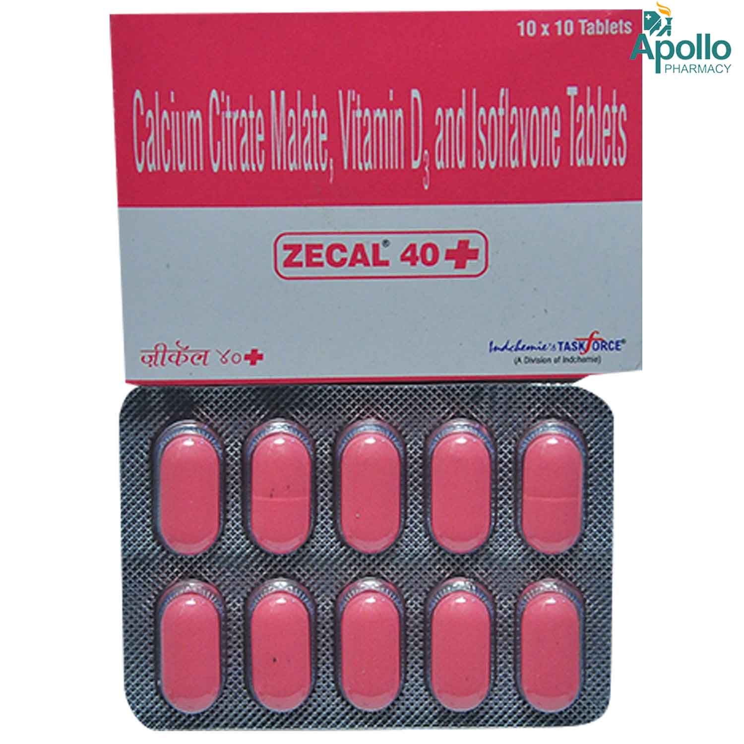 Zecal 40 Plus Tablet 10 S Price Uses Side Effects Composition Apollo Pharmacy
