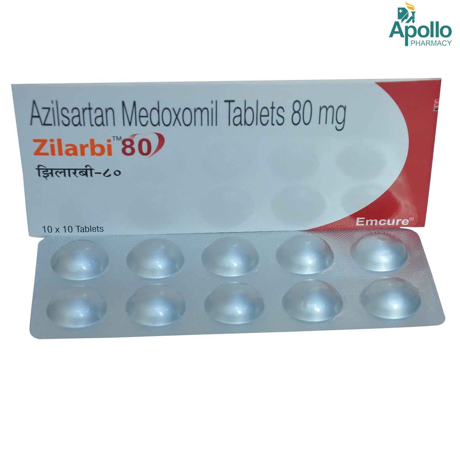 Zilarbi 80 Tablet 10's Price, Uses, Side Effects, Composition - Apollo ...