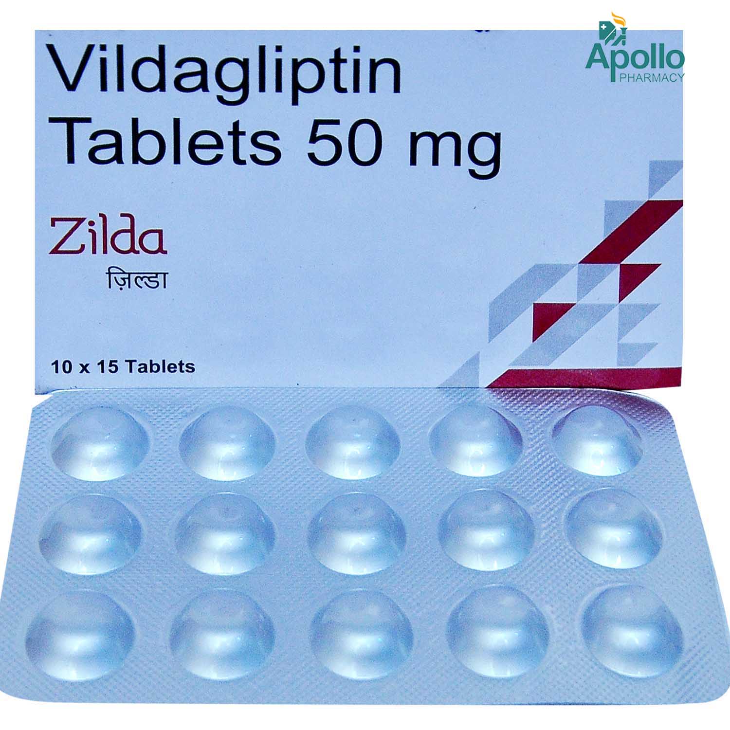 Zilda 50 Tablet 15's, Pack of 15 TABLETS