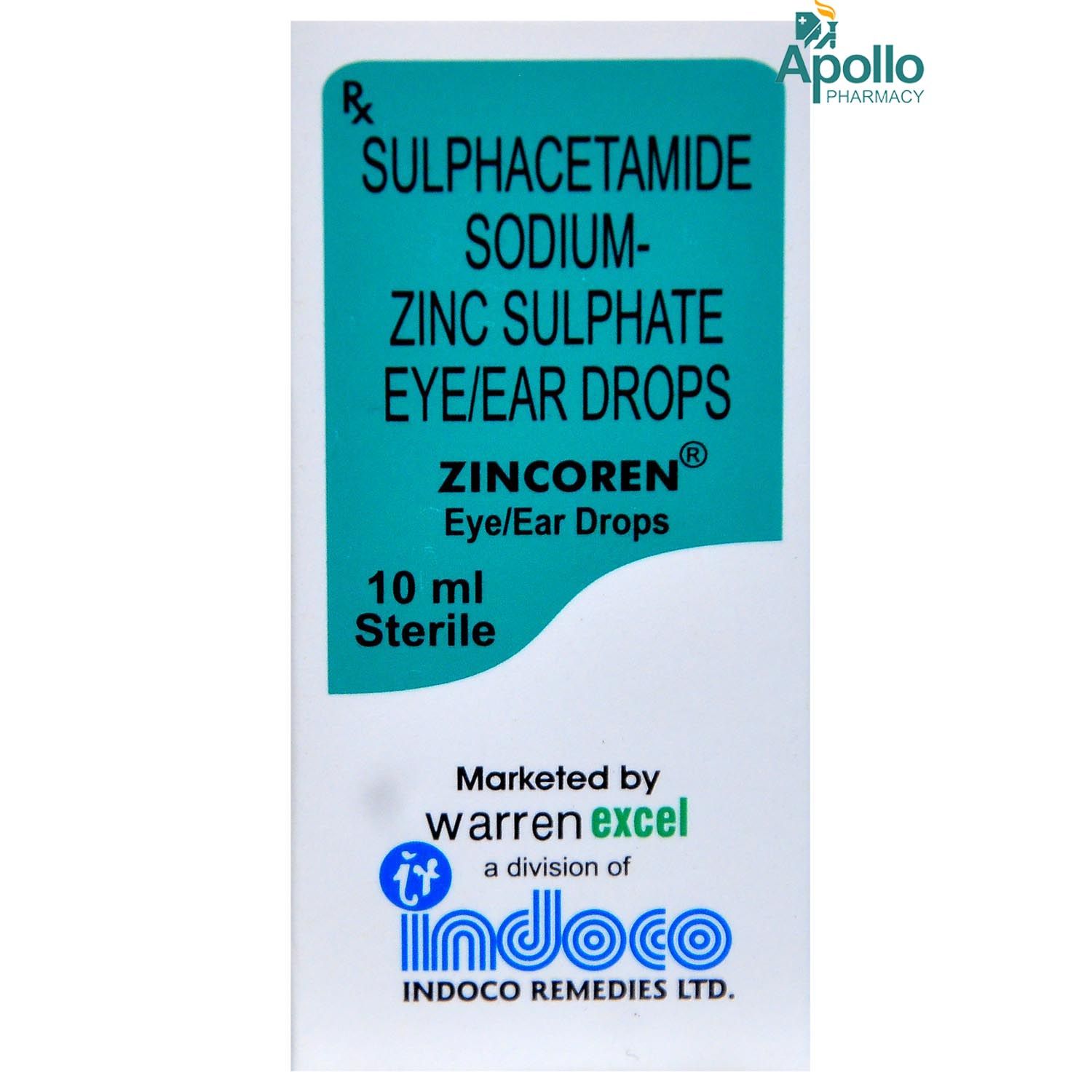 Zincoren Eye/Ear Drops 10 ml Price, Uses, Side Effects, Composition