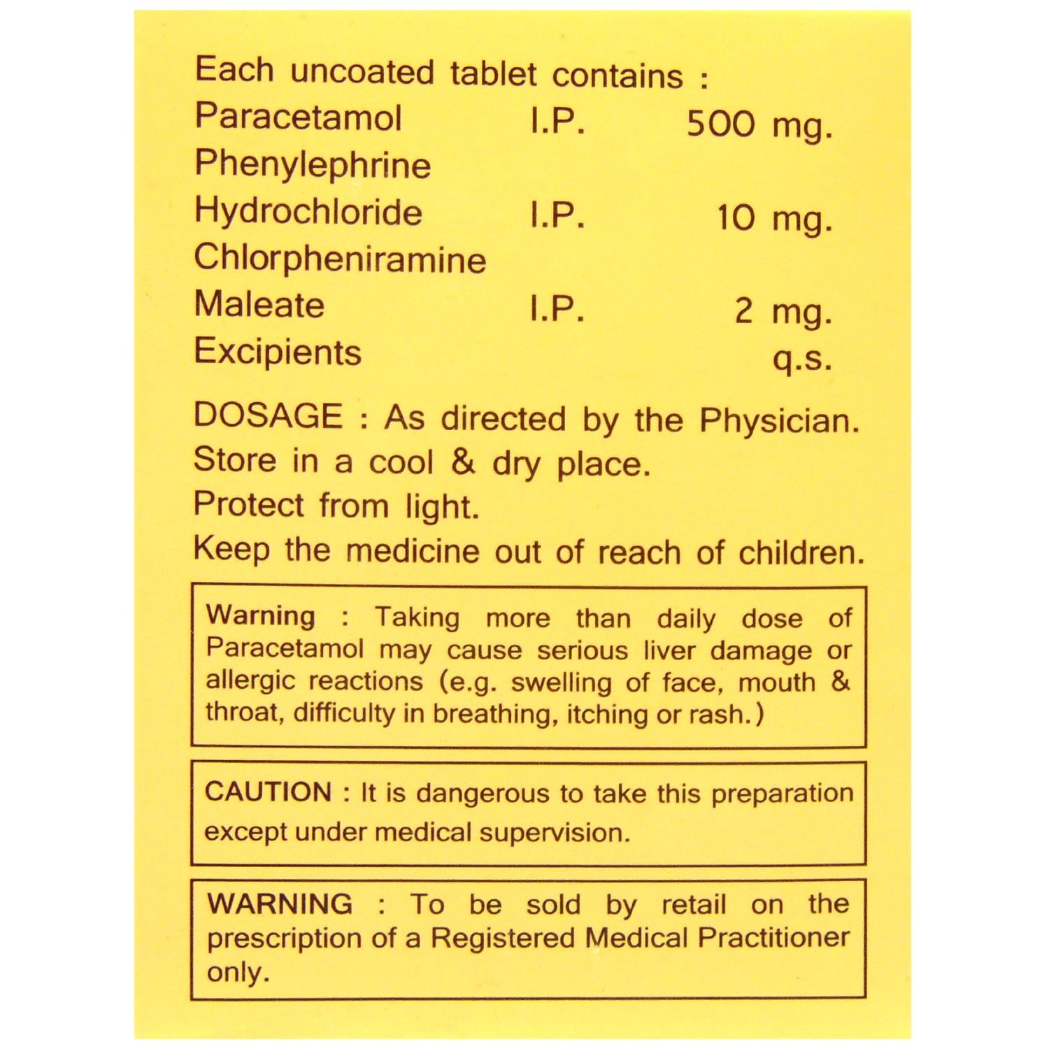 Zincold Tablet 15's Price, Uses, Side Effects, Composition - Apollo