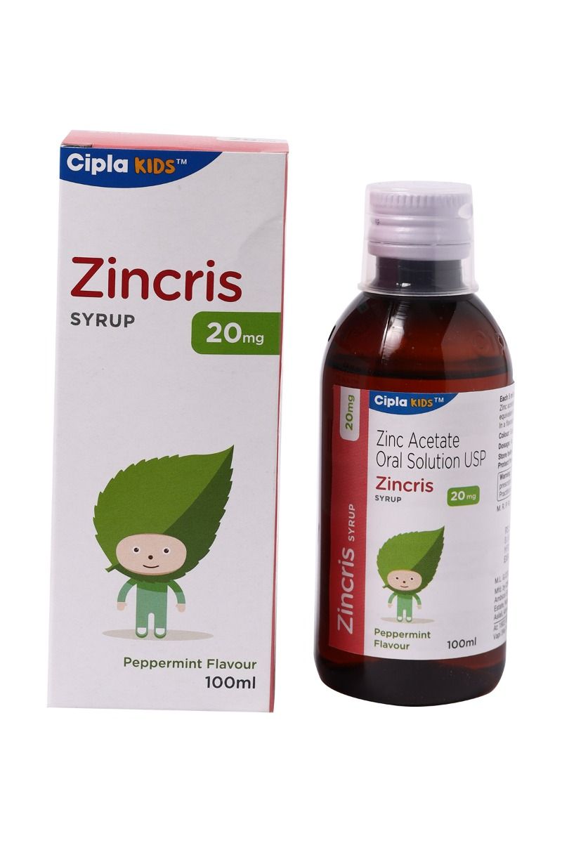 Zincris Syrup 60 ml Price, Uses, Side Effects, Composition - Apollo ...