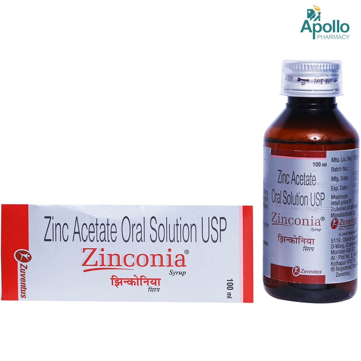 Zinconia Syrup 100 ml Price, Uses, Side Effects, Composition Apollo