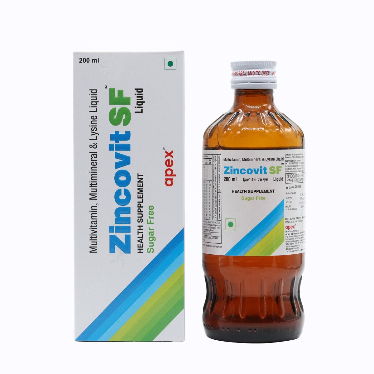Zincovit Sf Liquid 200 ml Price, Uses, Side Effects, Composition