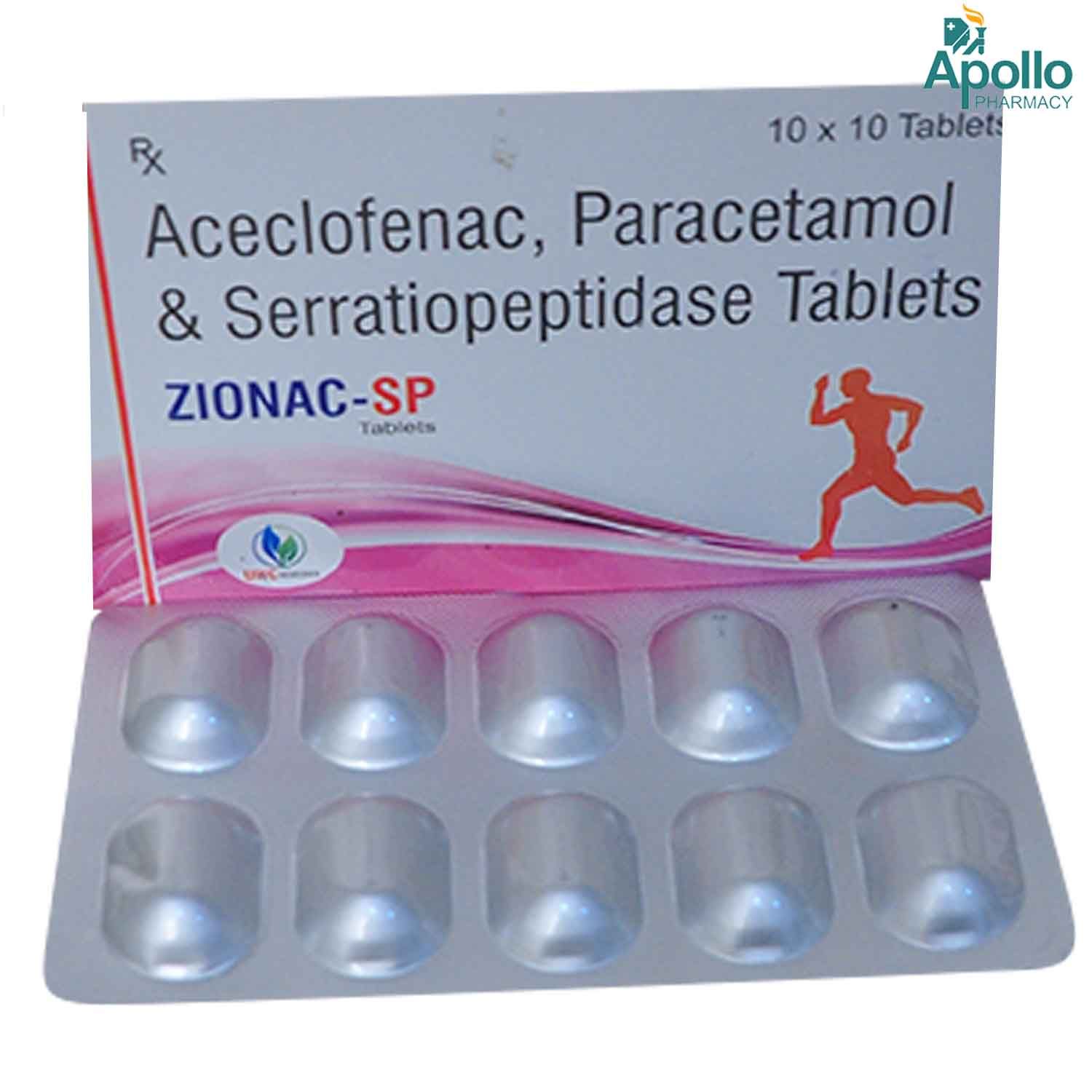 Zionac Sp Tablet 10s Price Uses Side Effects Composition Apollo 24 7