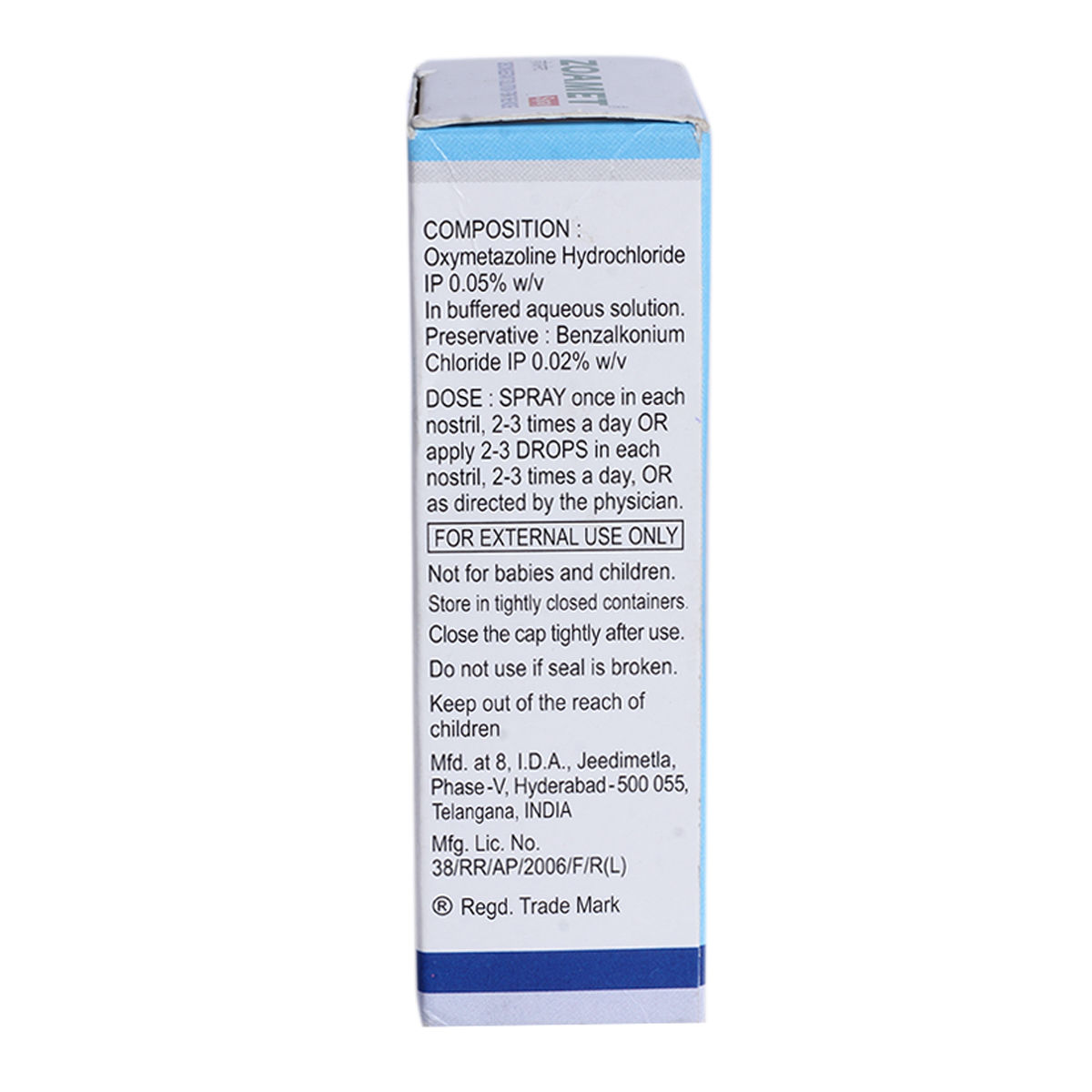 Zoamet Nasal Spray 10 ml Price, Uses, Side Effects, Composition ...