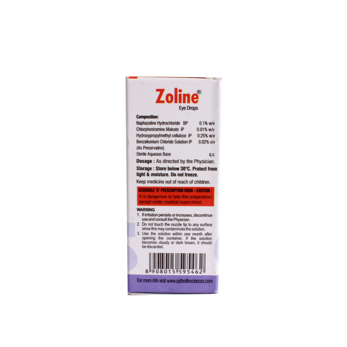 ZOLINE DROPS, Pack of 1 DROPS