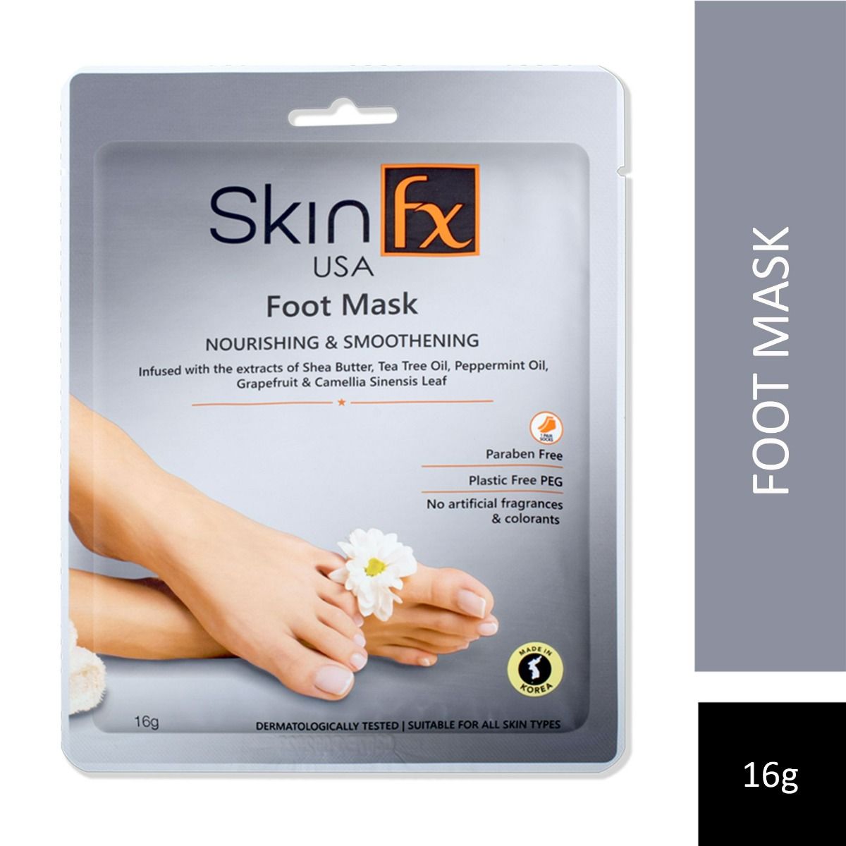 Skin Fx Nourishing & Smoothening Foot Mask, 16 gm, Pack of 1 