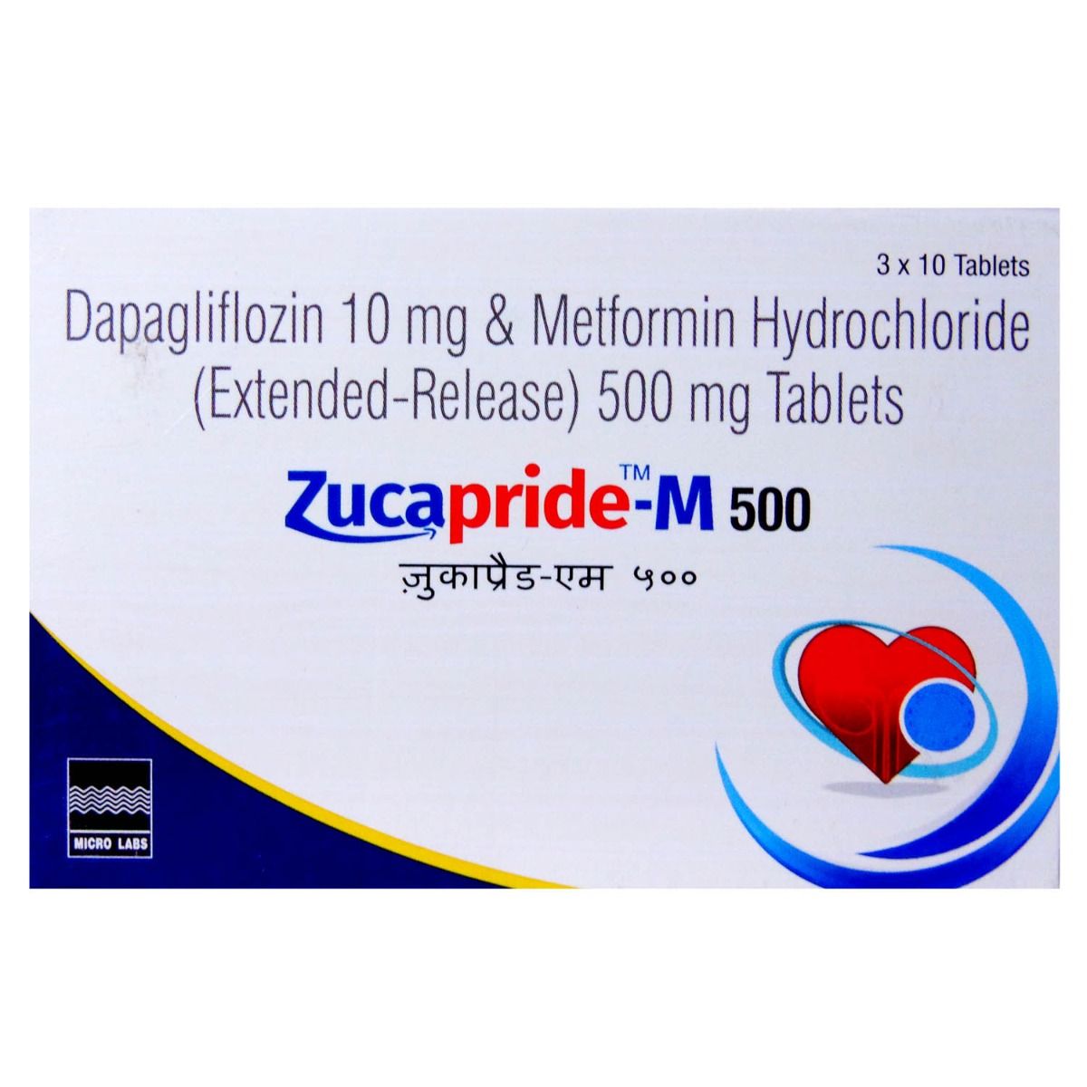 Zucapride M 10mg/500mg Tablet SR 10s