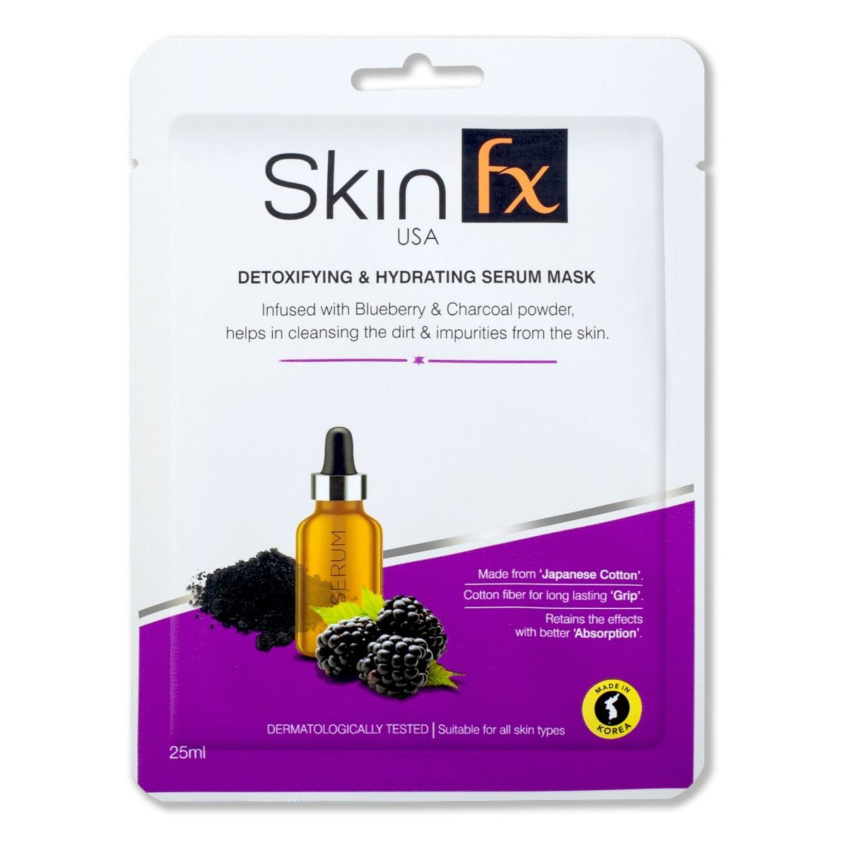 Skin Fx Detoxifying & Hydrating Serum Mask, 25 ml, Pack of 1 