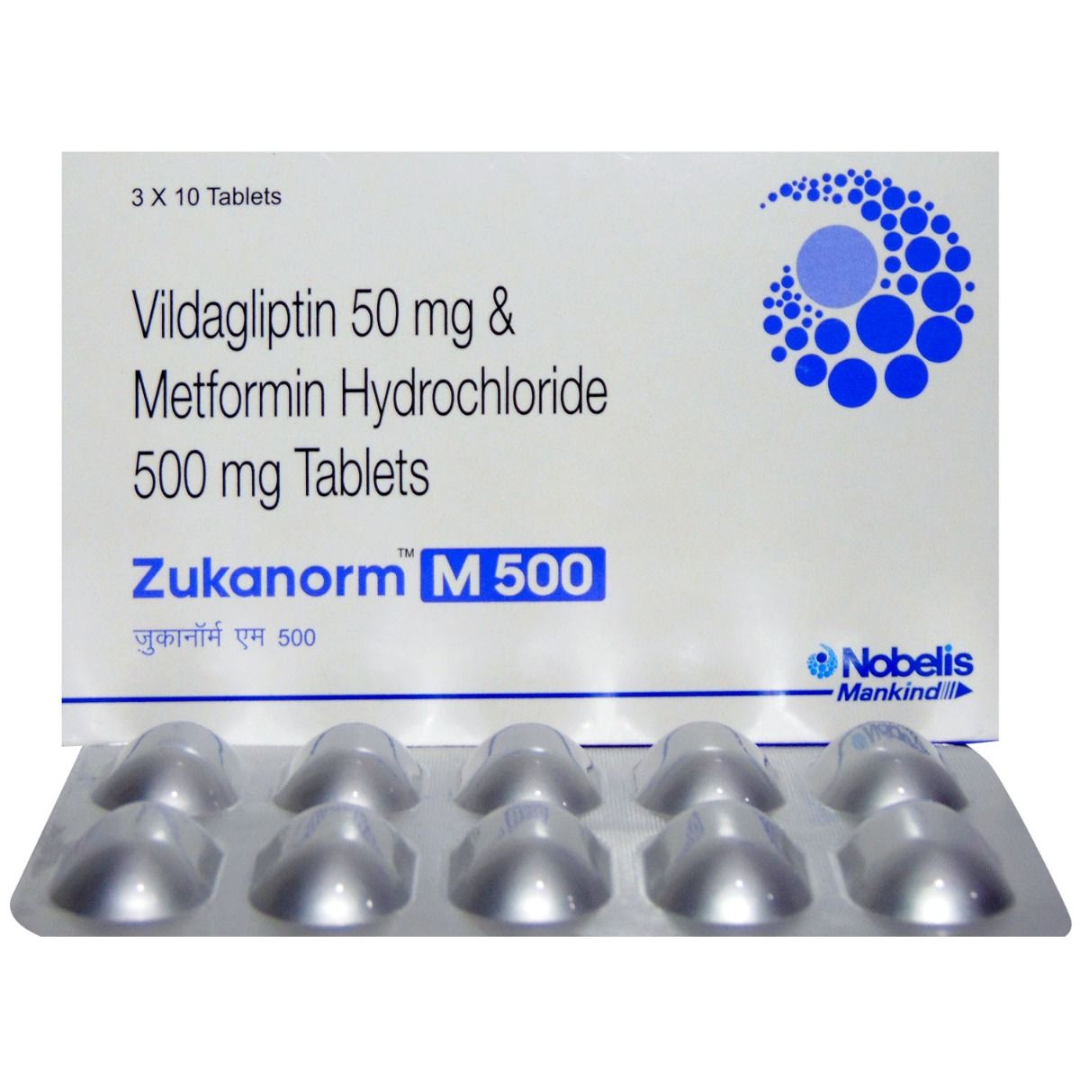 Zukanorm M 500 Tablet 10's Price, Uses, Side Effects, Composition ...