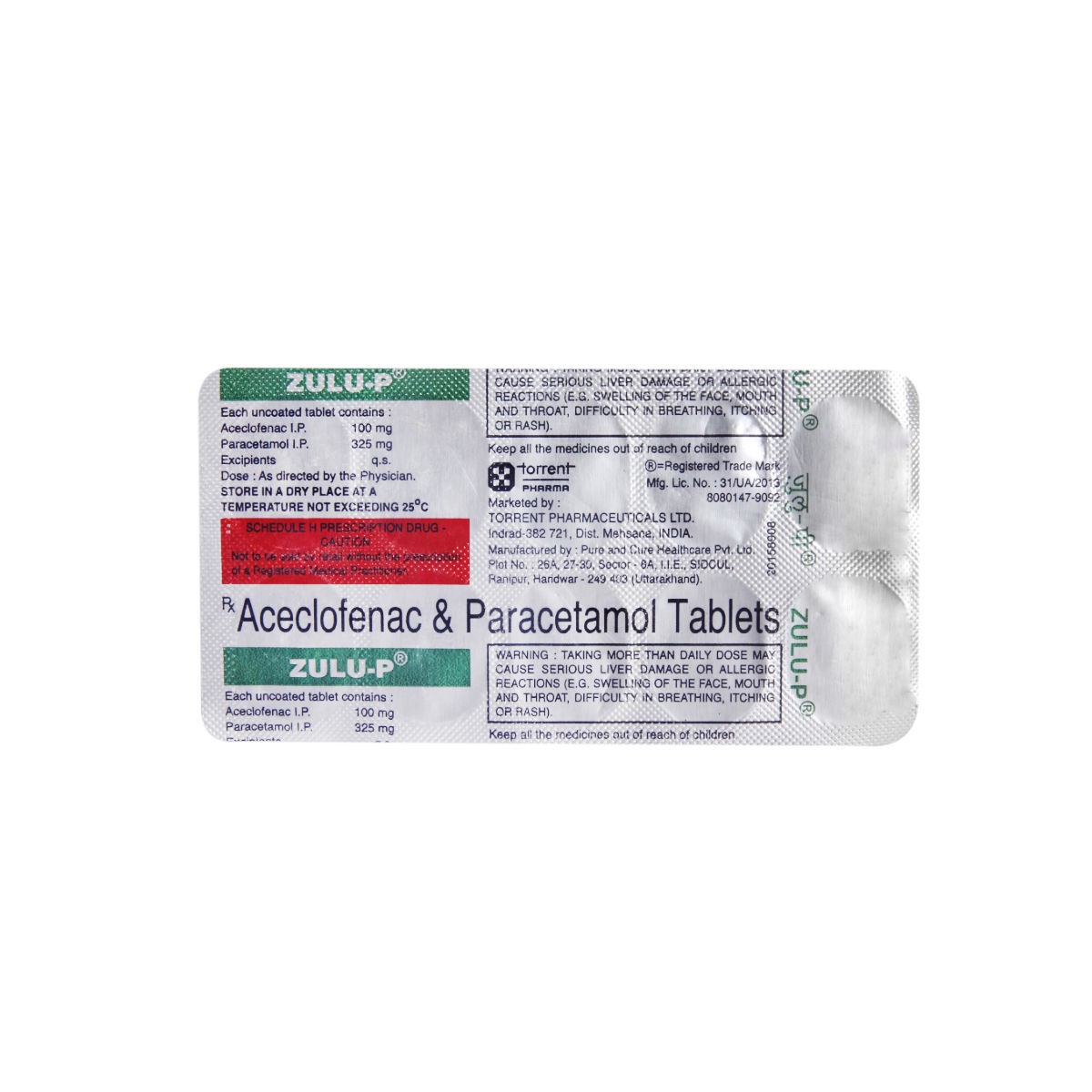 Zulu P Tablet 10's Price, Uses, Side Effects, Composition - Apollo Pharmacy