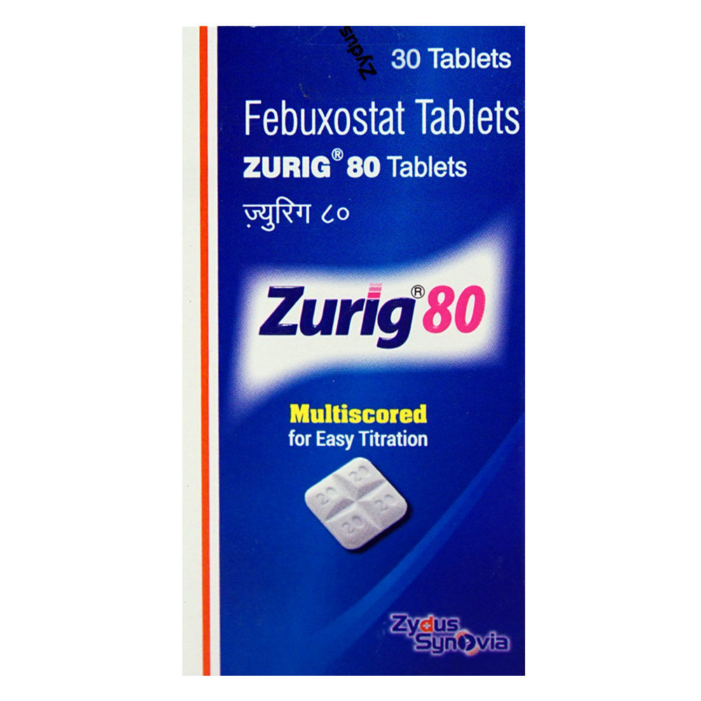 Zurig 80 Tablet 30's, Pack of 1 TABLET