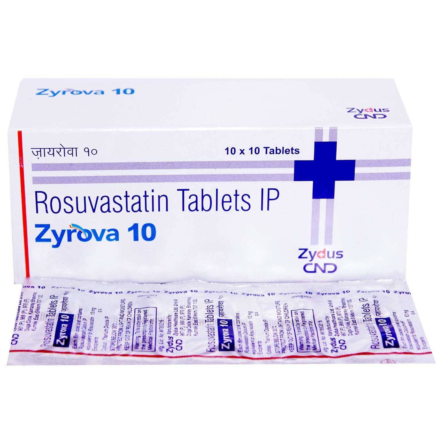 Zyrova 10 Tablet 10's Price, Uses, Side Effects, Composition - Apollo ...